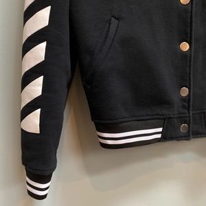 OFF WHITE inspired varsity style jacket